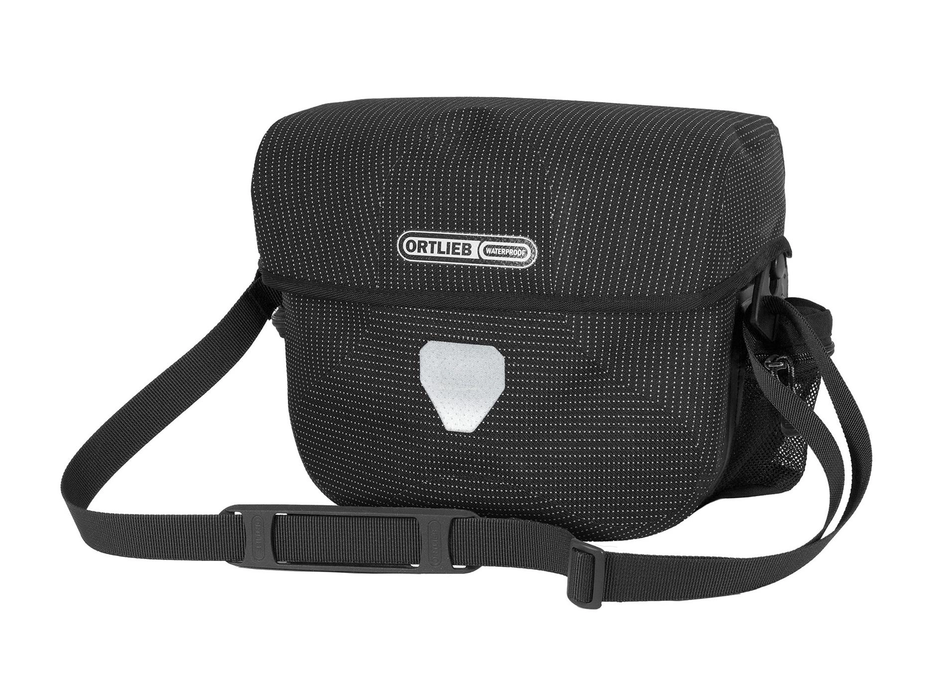 Ortlieb Lenkertasche Ultimate Six High Visibility schwarz