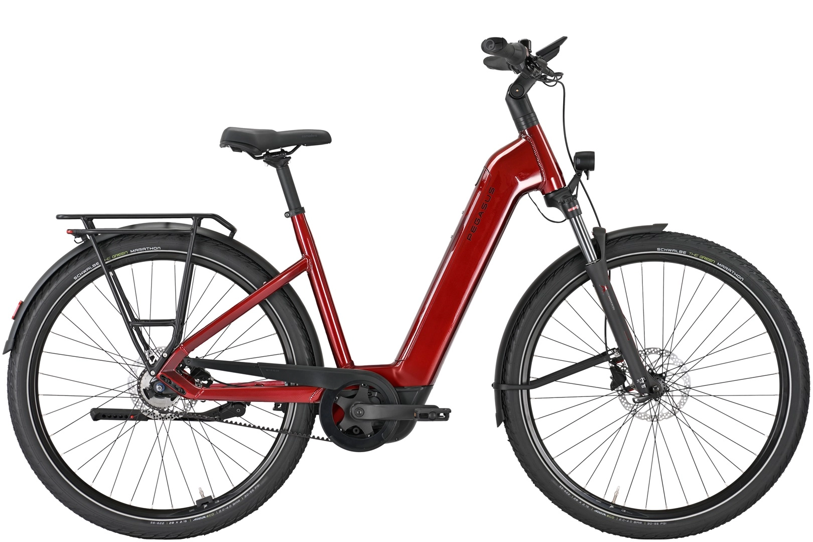Pegasus Premio EVO 5F Belt 800 Wh Damen rot 2026