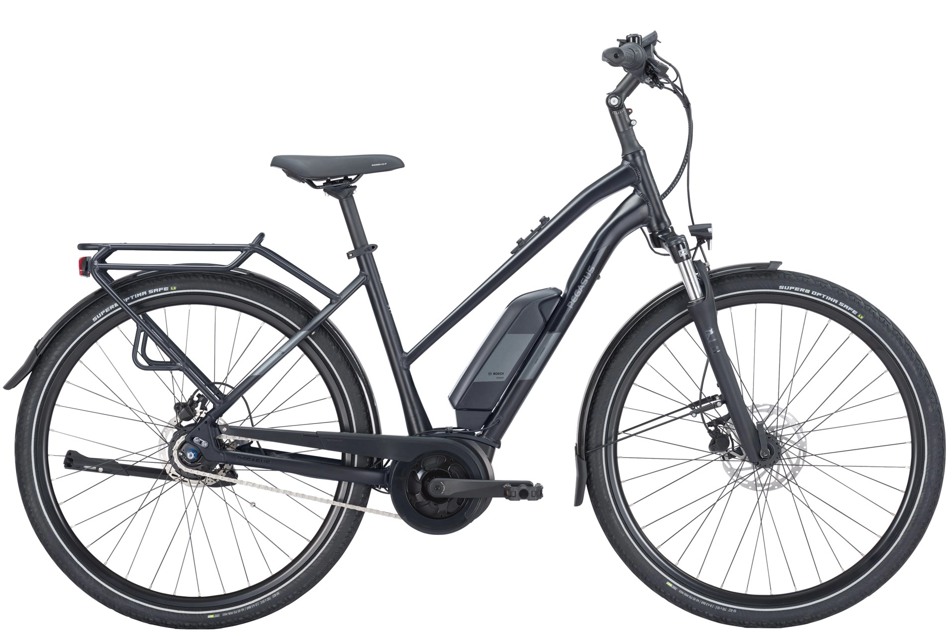 Pegasus Solero E8R Plus 500 Wh Damen Trapez schwarz 2024